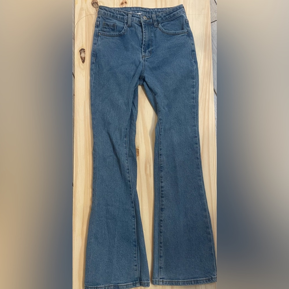 Princess Polly boot cut denim jeans, size 2